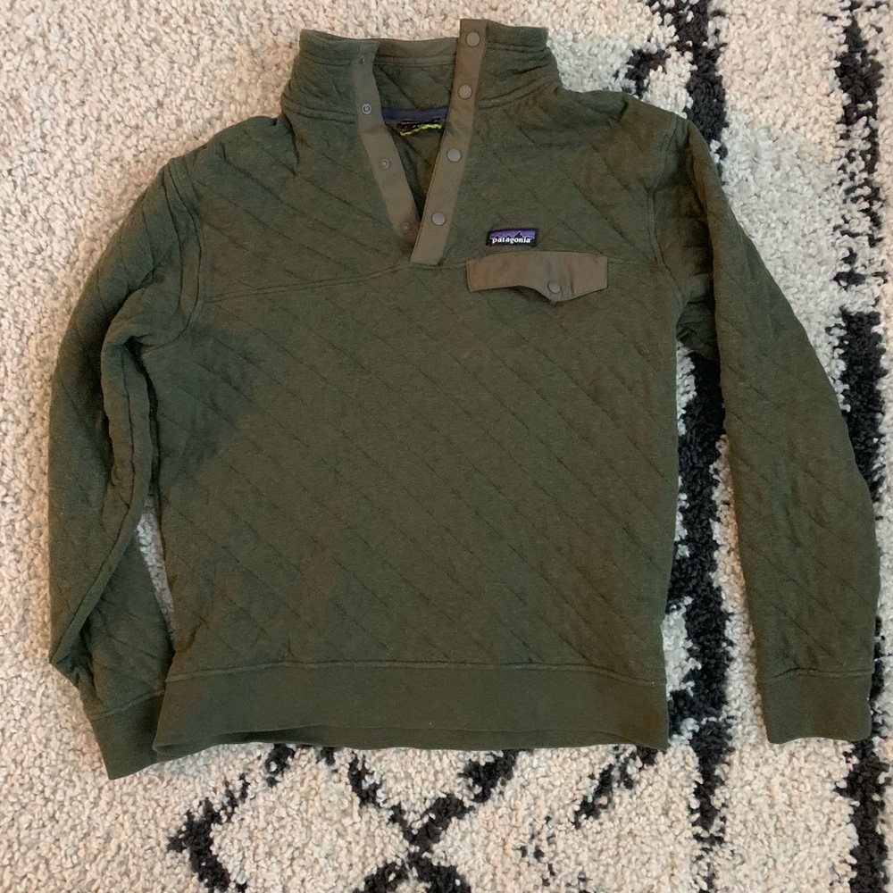 Patagonia Men's Organic Cotton Quilt Snap Pullover